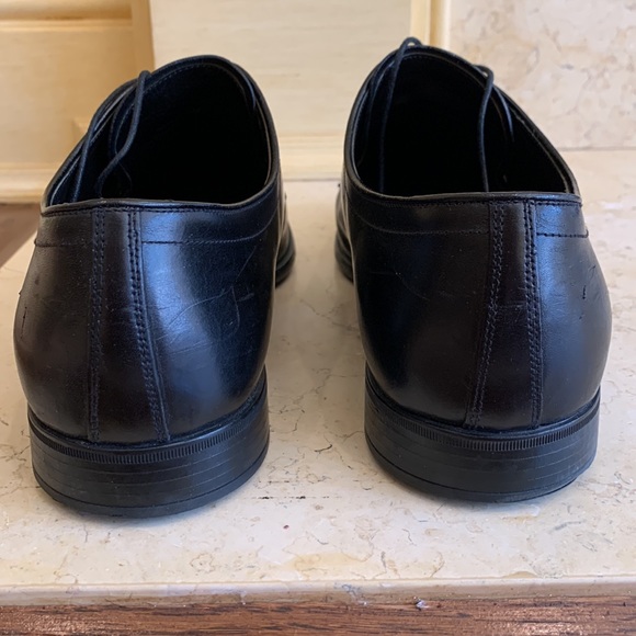 Prada black leather oxfords. Lace up. Size 11 - Picture 9 of 13